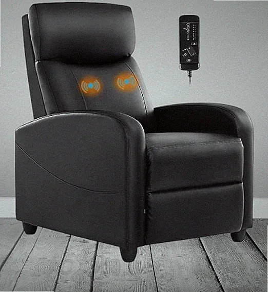 Recliner Chair With 8 Massage Modes and Timer Control, Brand New