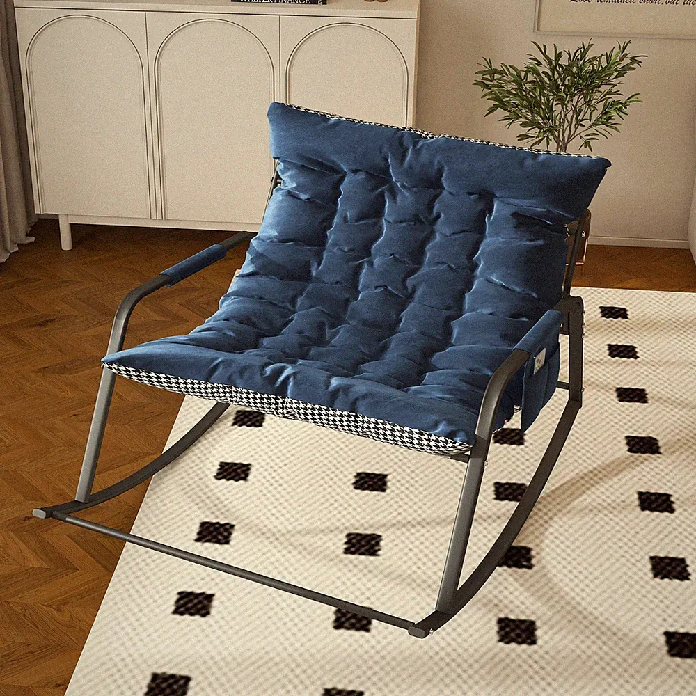 Storage Rocking Recliner Chair with Cushions Armrests All-Season Comfort